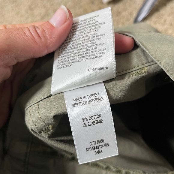 AGOLDE Daria Women's Utility Pant 25 NWOT Duffel Wide Leg Stretch Twill Cropped - Picture 12 of 15